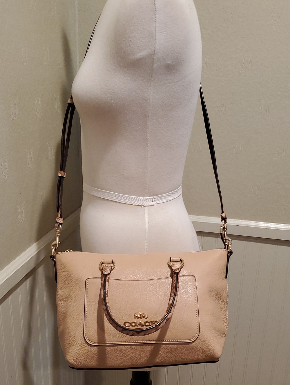 Coach Exotic Mini Emma Satchel Crossbody - Picture 7 of 15